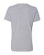 Women's Relaxed Heather CVC V-Neck Tee - 6405CVC