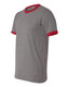 Men's Jersey Heather Ringer Tee - 3055