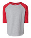 Toddler Baseball Fine Jersey Three-Quarter Sleeve Tee - 3330