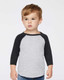 Toddler Baseball Fine Jersey Three-Quarter Sleeve Tee - 3330