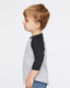 Toddler Baseball Fine Jersey Three-Quarter Sleeve Tee - 3330