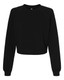 Women's Crop Raglan Fleece Crewneck Sweatshirt - 7505