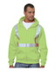 Men's USA-Made Hi-Visibility Full-Zip Hooded Sweatshirt - 3790 Men's USA-Made Hi-Visibility Full-Zip Hooded Sweatshirt - 3790