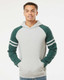 Unisex Nublend® Varsity Colorblocked Raglan Hooded Sweatshirt - 97CR Unisex Nublend® Varsity Colorblocked Raglan Hooded Sweatshirt - 97CR