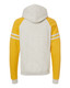 Unisex Nublend® Varsity Colorblocked Raglan Hooded Sweatshirt - 97CR Unisex Nublend® Varsity Colorblocked Raglan Hooded Sweatshirt - 97CR
