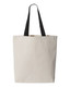 11L Canvas Tote with Contrast-Color Handles - Q4400 11L Canvas Tote with Contrast-Color Handles - Q4400