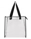 OAD Clear Zippered Tote with Full Gusset - OAD5006 OAD Clear Zippered Tote with Full Gusset - OAD5006