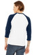 Bella + Canvas BELLA+CANVAS Unisex 3/4-Sleeve Baseball Tee. BC3200 