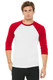 Bella + Canvas BELLA+CANVAS Unisex 3/4-Sleeve Baseball Tee. BC3200 