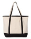 Q-Tees 34.6L Large Canvas Deluxe Tote - Q1500 