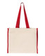 Q-Tees 14L Tote with Contrast-Color Handles - Q1100 