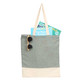 Split Recycled 5oz Cotton Twill Convention Tote