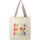 Rainbow Recycled 6oz Cotton Convention Tote