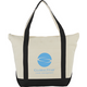 Classic 12oz Cotton Canvas Zippered Boat Tote