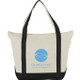  Classic 12oz Cotton Canvas Zippered Tote 