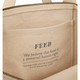 FEED Organic Cotton Zippered Tote