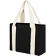 12oz Cotton Shopper Tote with Contrast Handles