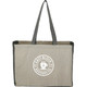 Recycled Cotton Contrast Side Shopper Tote