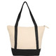  Isle 8oz Organic Cotton Zippered Tote 