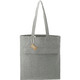 Recycled Cotton Herringbone Tote w/Zip Pocket