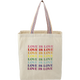 Rainbow Recycled 6oz Cotton Grocery Tote