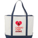 Baltic 24oz Cotton Canvas Tall Zippered Tote