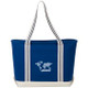 Atlantic Stripe 20oz Cotton Zippered Tote