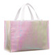 Iridescent Non-Woven Shopper Tote