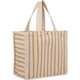 FEED Cotton and Jute Striped Tote