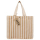 FEED Cotton and Jute Striped Tote