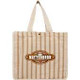  FEED Cotton and Jute Striped Tote 