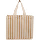  FEED Cotton and Jute Striped Tote 