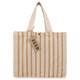  FEED Cotton and Jute Striped Tote 