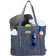 The Goods Navy Heather Carry All Tote