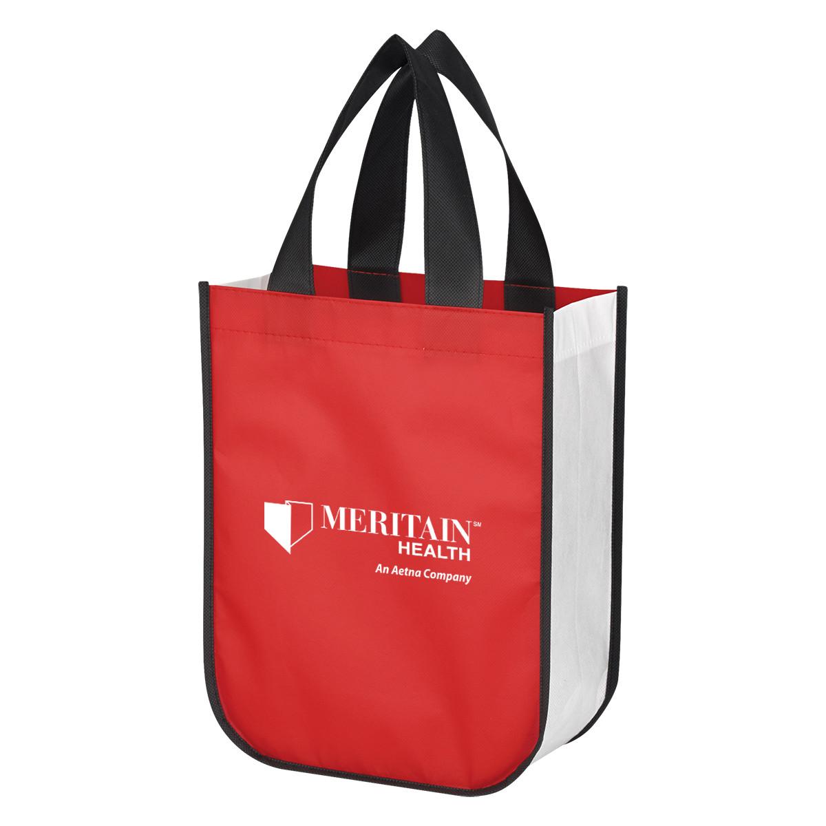 Wholesale Lola Laminated Non-Woven Shopper Tote Bags | BagzDepot