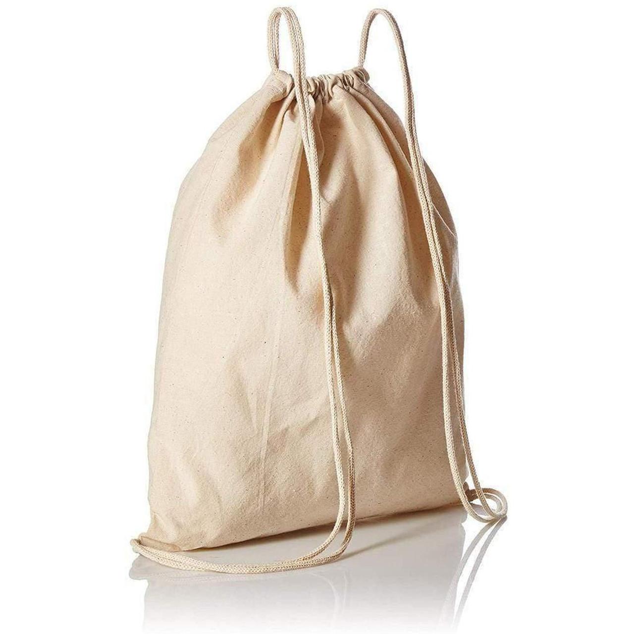 ●depound● Antibes Cotton Drawstring Bag Natural DP2436BG03 bagzdepot-organic-cotton-