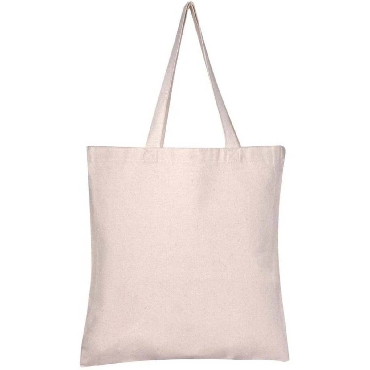 24 Pack - Blank Natural Color Canvas Tote Bags - Wholesale Plain Tote Bags  Bulk