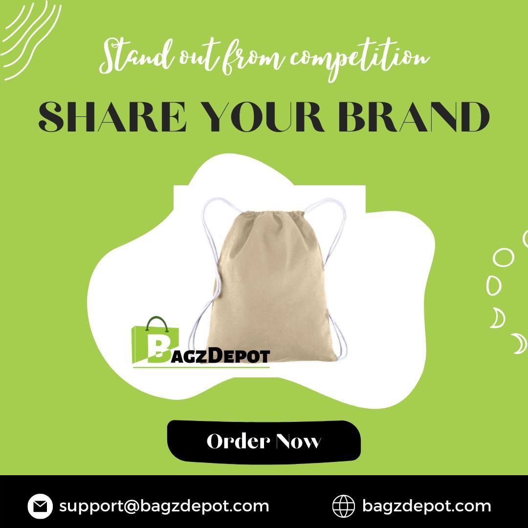 Drawstring Your Way to Success: Branded Drawstring Bags in Bulk - BagzDepot