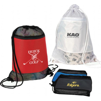 Wholesale Nylon Drawstring Mesh Tote Bags