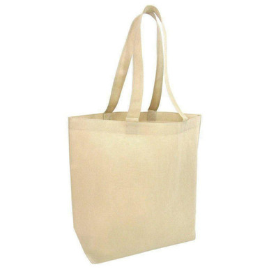 Promotional Non-Woven Large Size Tote Bags with Bottom Gusset - NTB25