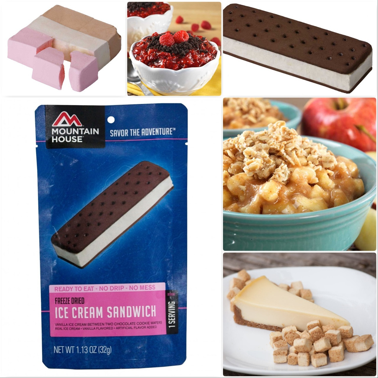 Mountain House Freeze Dried Dessert & Snacks