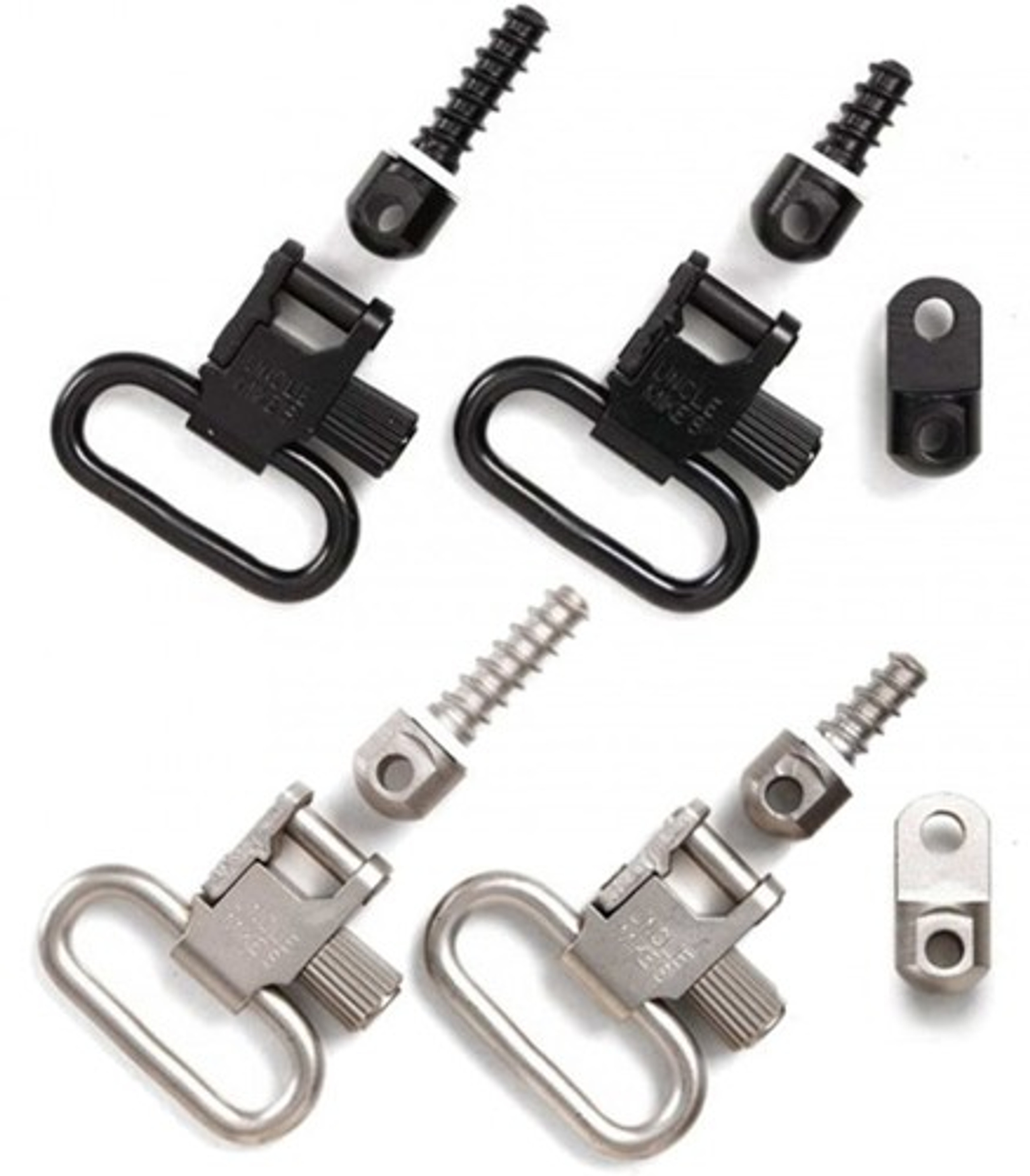 Uncle Mike's QD Ruger 10/22 Sling Swivel Set 1" Mudd Creek