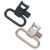 Uncle Mike's QD Sling Swivels Nickel 1093-2 1093-3 1403-2 1403-3