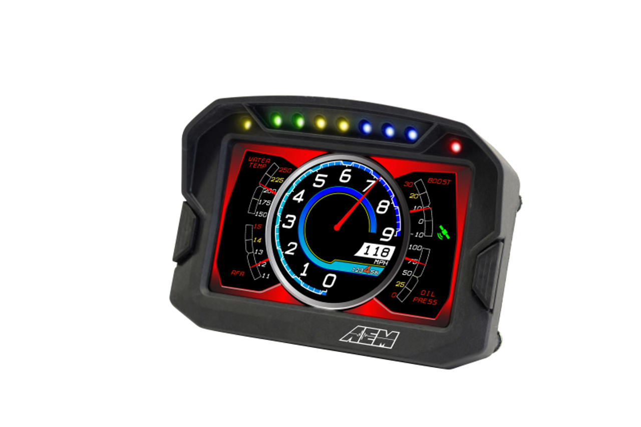 AEM CD-5G Carbon Digital Dash Display w/ Interal 10Hz GPS & Antenna -  30-5602
