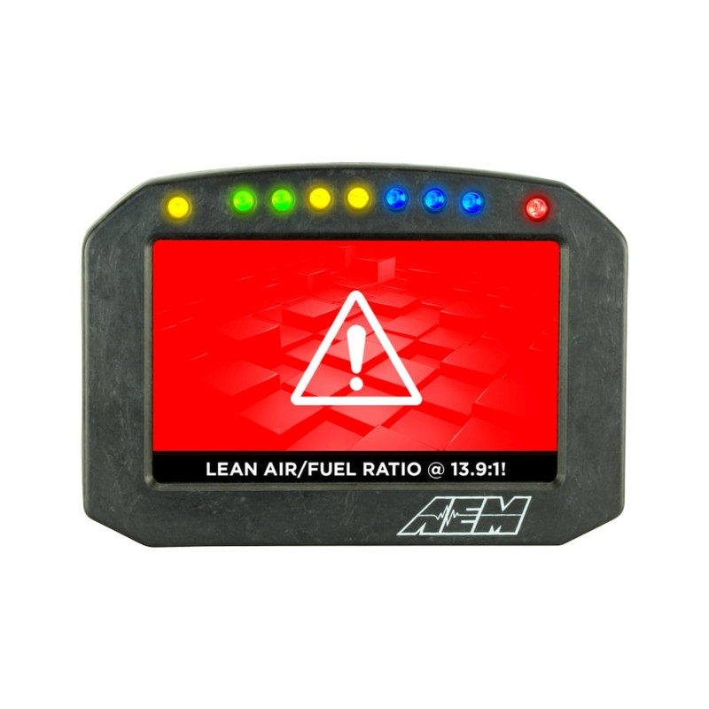 AEM CD-5LG Carbon Logging Flush Digital Dash Display w/ Internal 20Hz GPS & Antenna - 30-5603F Photo - out of package