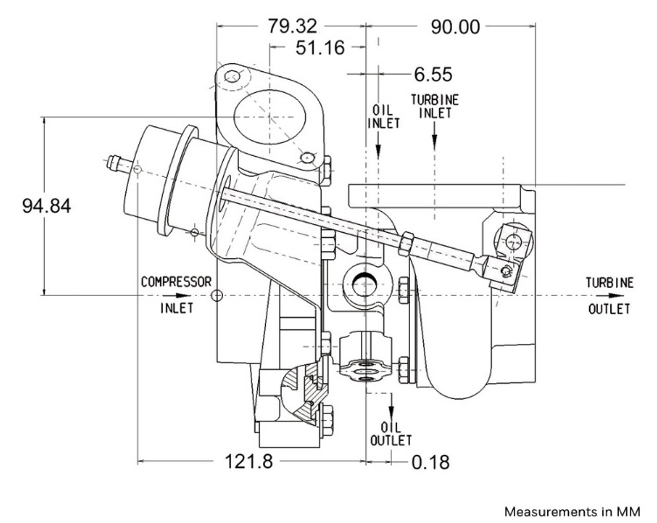 Garrett GT2860R Ball Bearing 836026-5005S