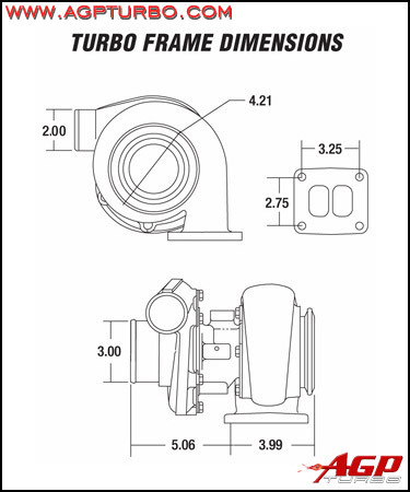 Borg Warner S251sx S200sx 51/61 177257 - AGP Turbo