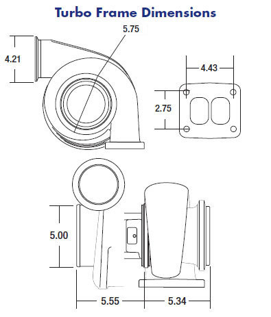 Borg Warner S475 T6 75/88 100/96 171702 - AGP Turbo