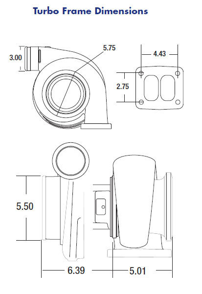 Borg Warner S480 T6 80/88 110/96 177287 - AGP Turbo