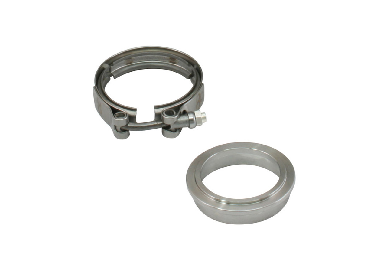 3.00" V Band Inlet Flange and Clamp Kit for AGP and EFR V Band Inlet Housings to 2.4" Tube